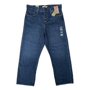 Levis Women's Ribcage Straight Ankle High-Rise Stretch Jeans Size 32x27 NWT $70